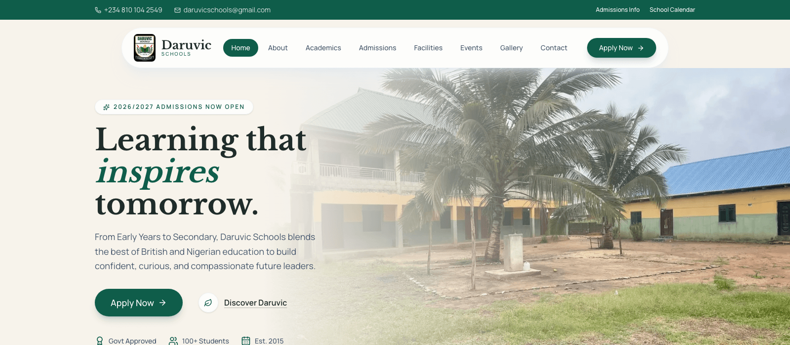 Daruvic Schools project preview